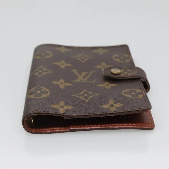 LOUIS VUITTON Monogram Agenda PM Day Planner Cover R20005 LV Auth 138595 - Picture 5 of 16